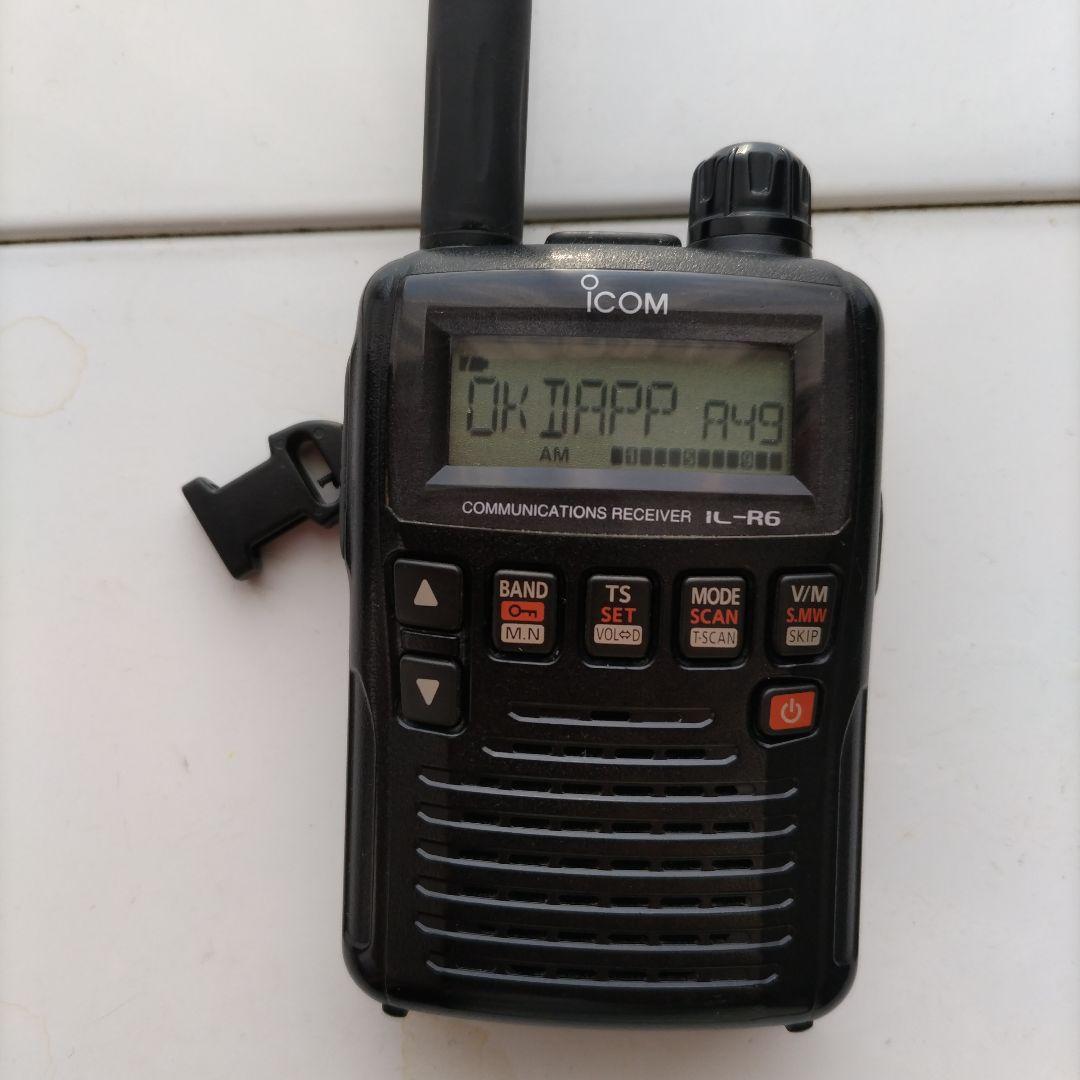エアバンドスペシャル Icom IC-R6 受信機 1196chメモリー登録可能