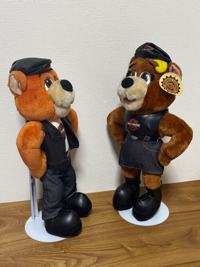 希少 Harley-Davidson ヴィンテージ クマ ぬいぐるみ 2体セット