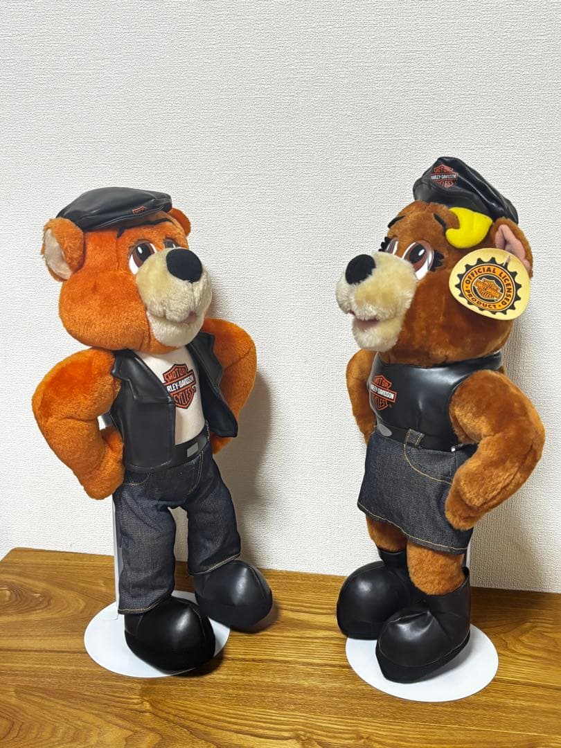 希少 Harley-Davidson ヴィンテージ クマ ぬいぐるみ 2体セット