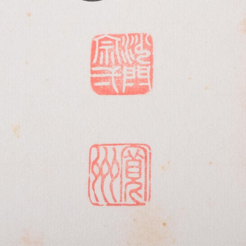 掛軸　大徳寺　柴野　長谷川寛州筆　立雛図　「桃花千歳春」　共箱　C　7738A