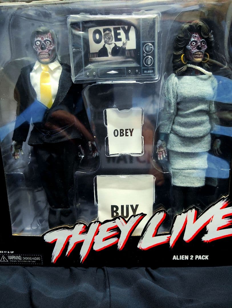 NECA 社•豆魚雷[They Live ALIEN 2 PACK]新品未開封!