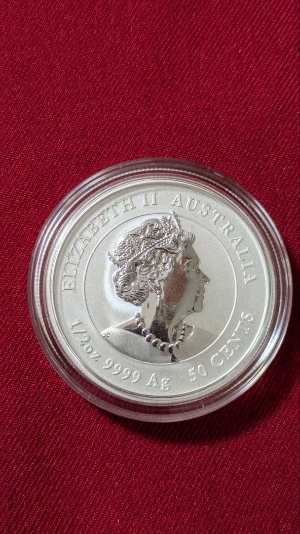 サ*ァ様 2021 オーストラリア　干支：丑年 50セント銀貨