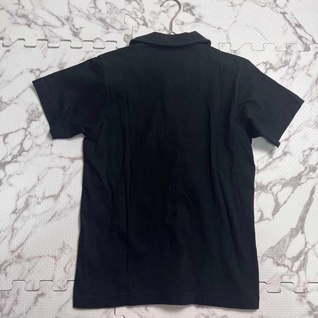 美品✨コムデギャルソン 変形 フリル ポロシャツ 黒 半袖 AD2007