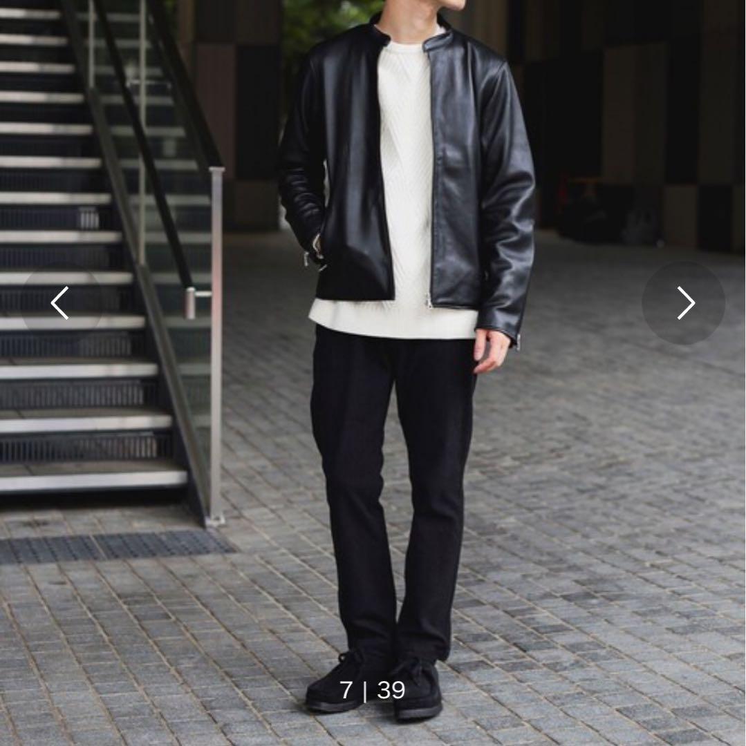 【新品】BEAMS HEART リアルレザーシングルライダース