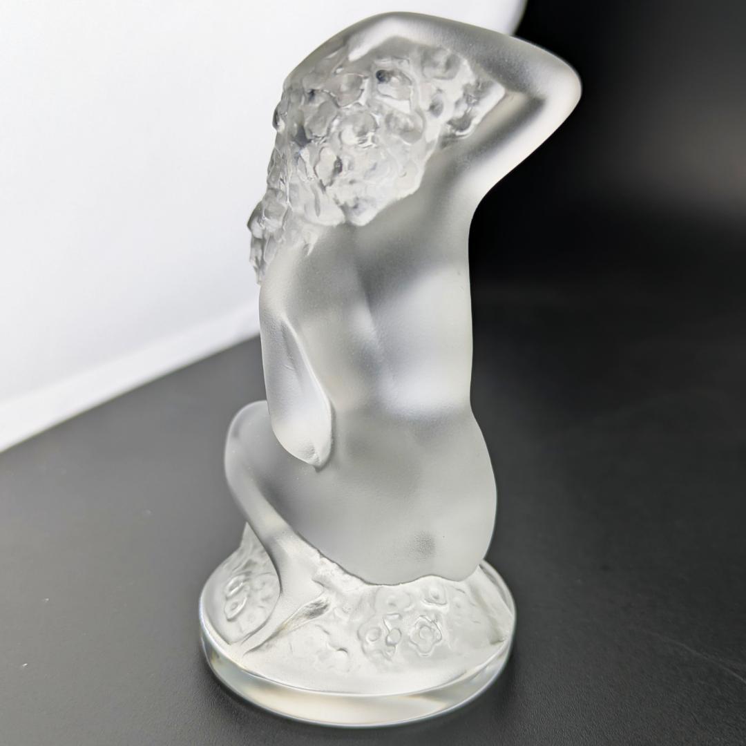 ラリック Floreal フロレアル フロスト ガラス フィギュリン 彫像