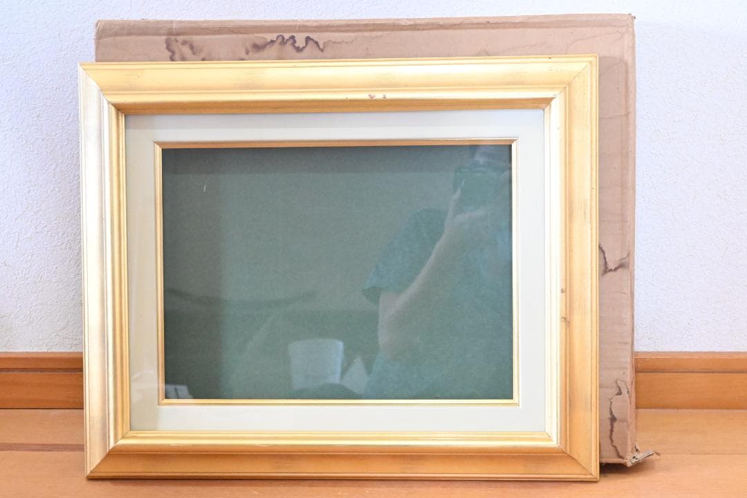 チャチャさん専用【額縁】F4☆木製油彩額2枚セット