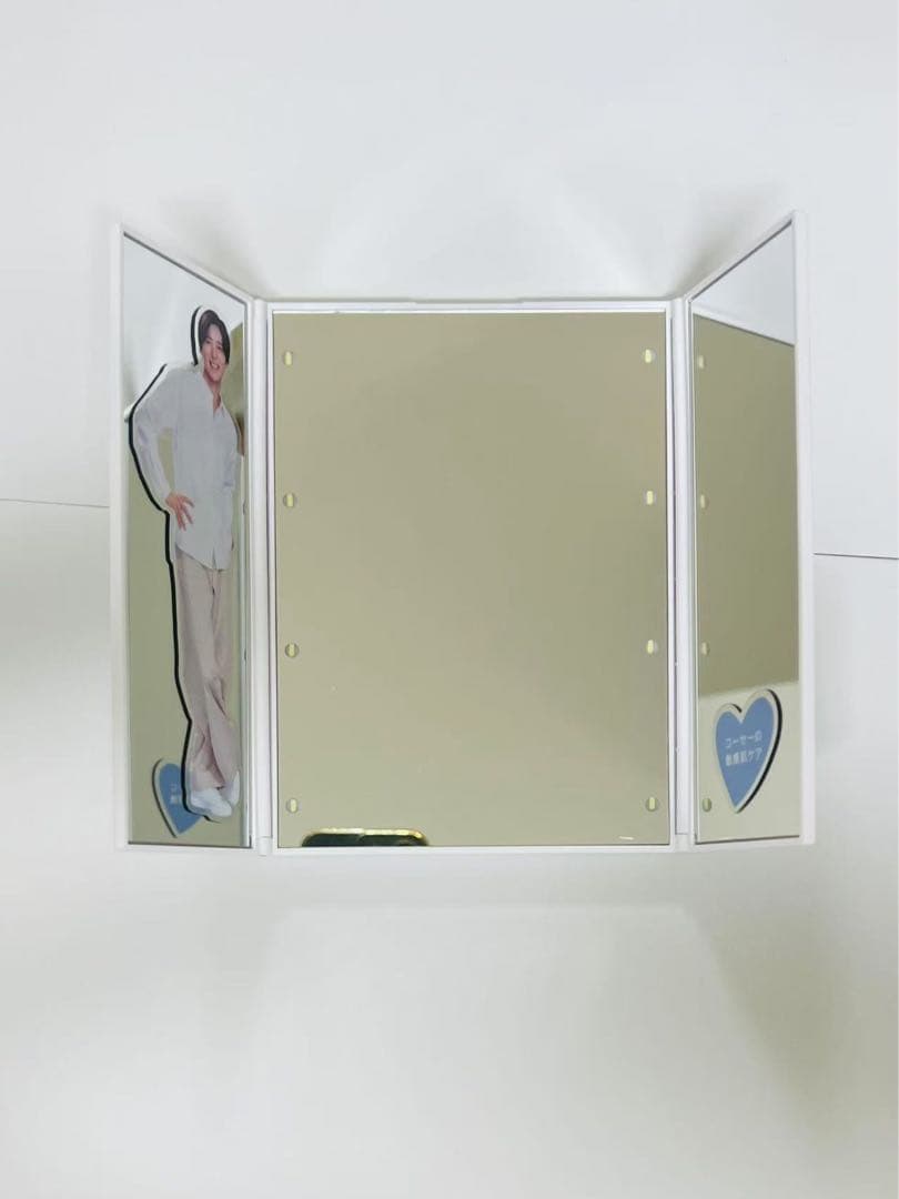 【未使用品】KOSEオリジナル LEDミラー 目黒蓮さんビジュアル入り