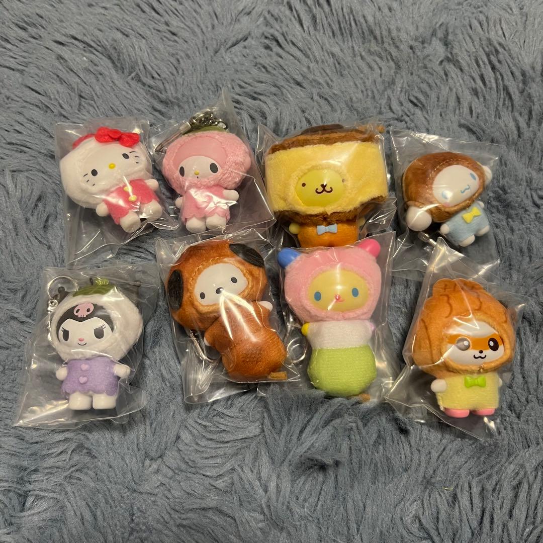 サンリオ ちびっとも シークレットキーホルダー　和菓子　コンプリート