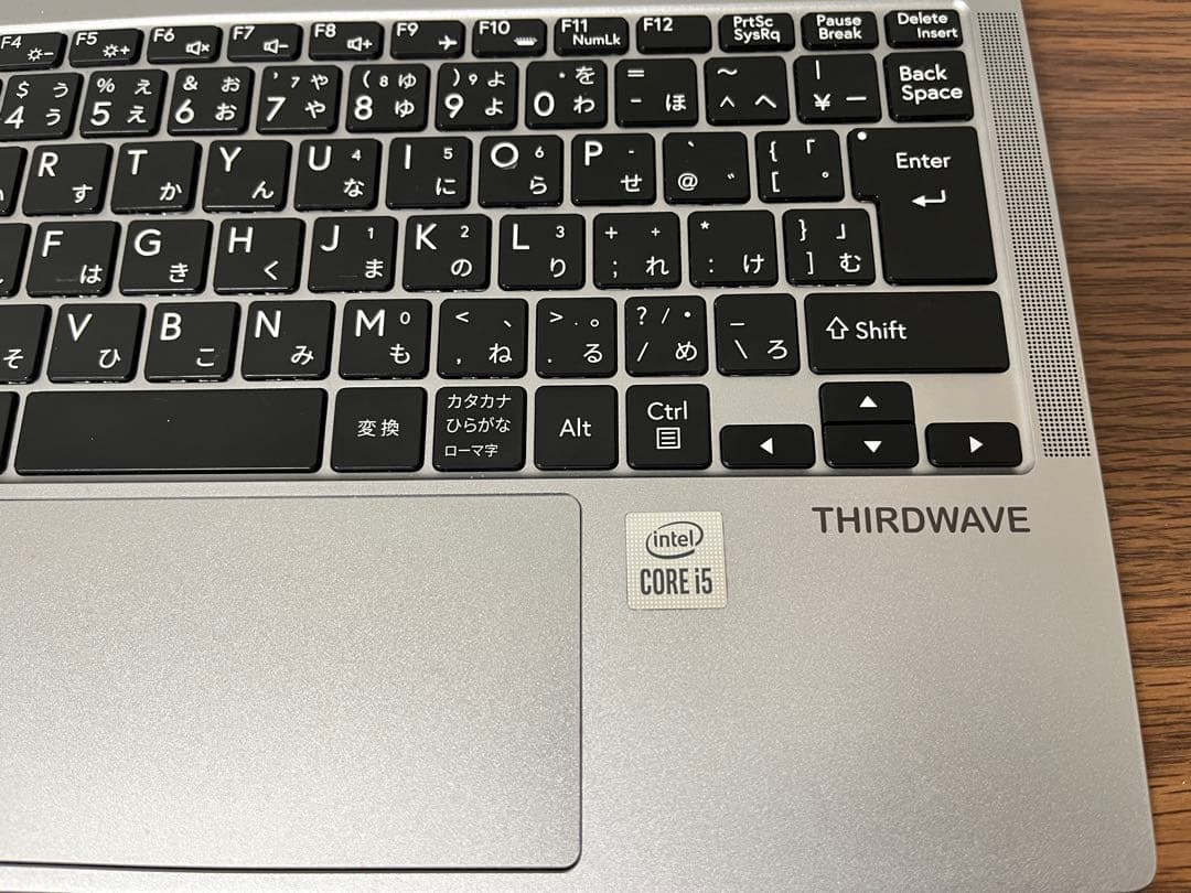 THIRDWAVE Core i5 ノートPC シルバー 中古
