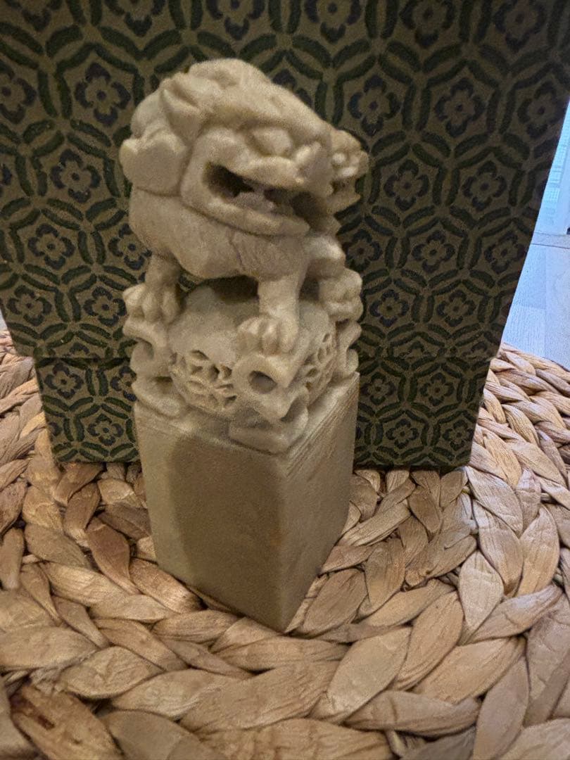 【SALE】limited Signature 一点限り　　落款　獅子　親子