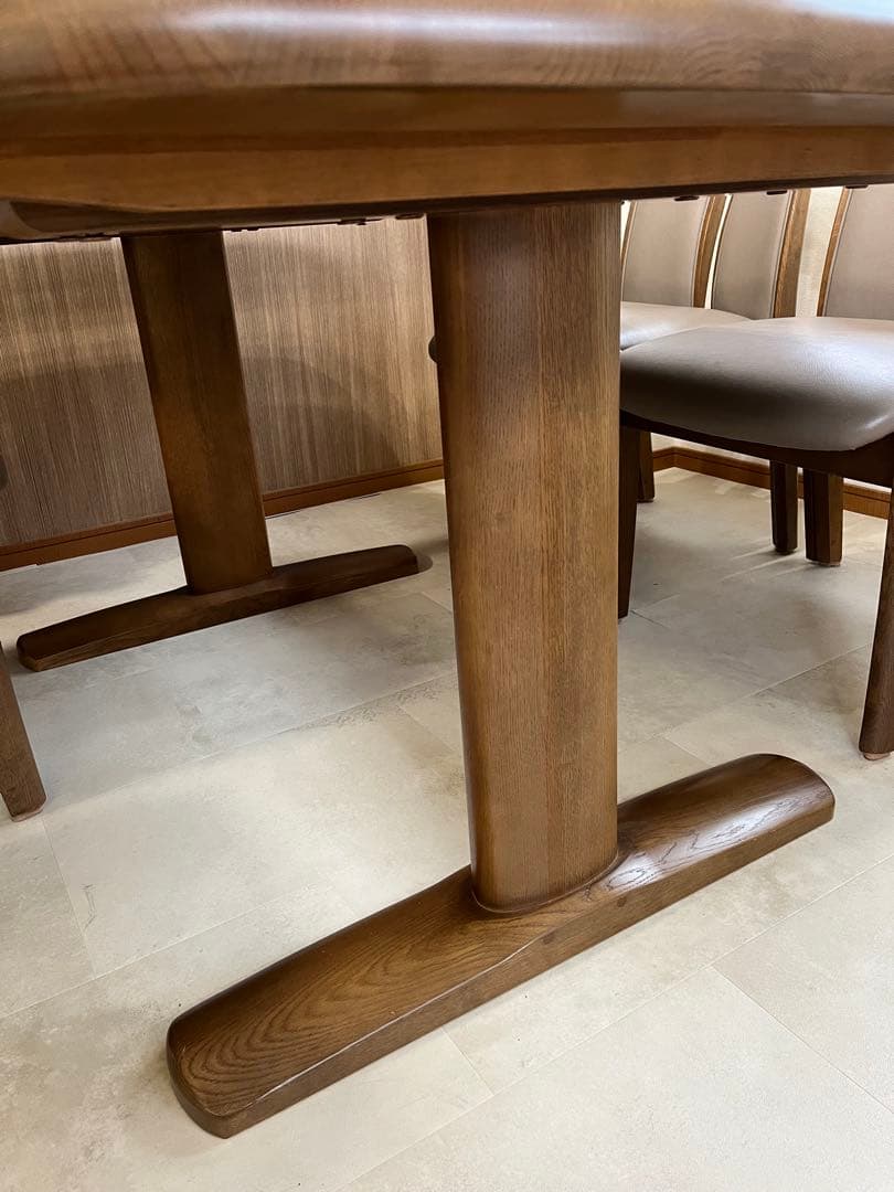 ꧁飛騨家具꧂ダイニングテーブル&チェア4脚セット 飛騨産業 イバタ