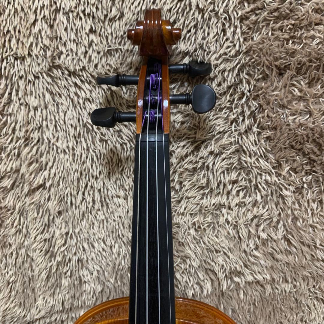 極美品 バイオリン ホレイシオ・ルカ V-100 (4/4)肩当 弓・ケース付属