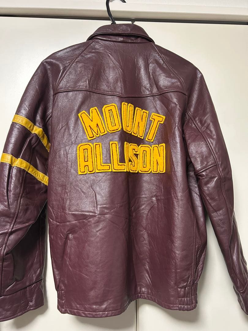 shields 70's レザー　スタジャン　コーチジャケット　ヴィンテージ