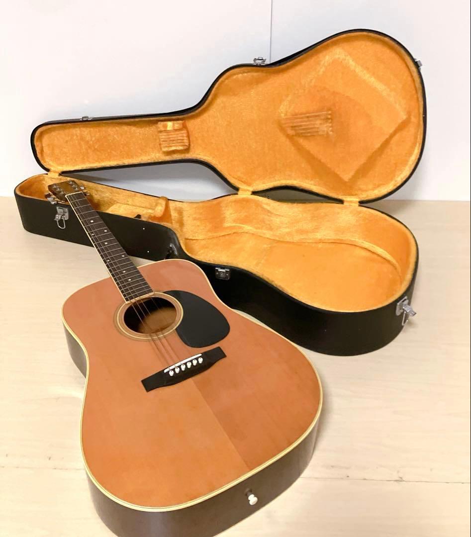 Morris モーリス　アコースティックギター　W-20 ハードケース付き