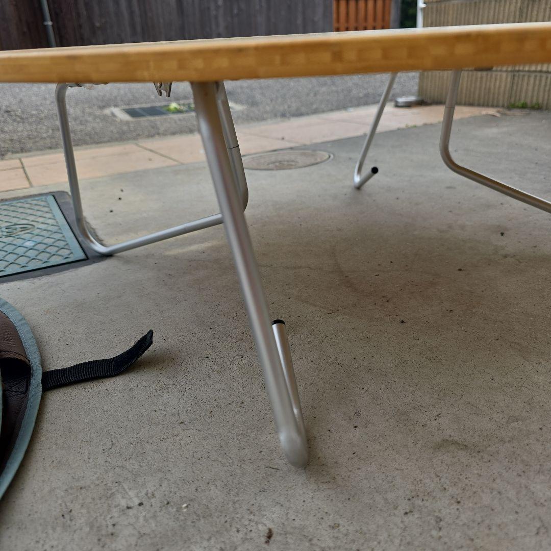  peak ちゃぶ台 収納バッグ付き　ちゃぶ台は美品