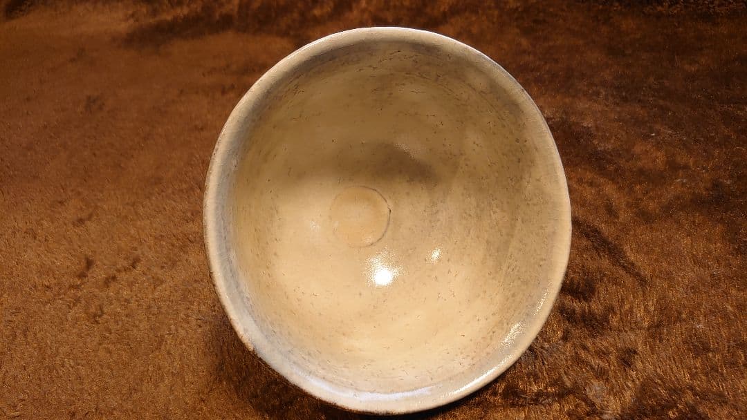 李朝　粉引茶碗　白釉　萩焼　抹茶碗　在銘　蔵出し　共箱　１客