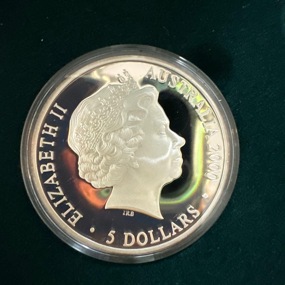 7月SALE☆2000年☆シドニーオリンピック☆公式記念☆5ドル銀貨4枚セット☆