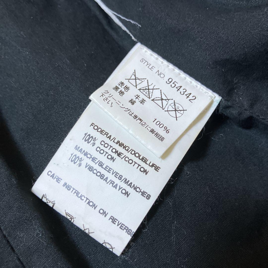 【希少】SANTACROCE バッファローレザー レザージャケット Sサイズ