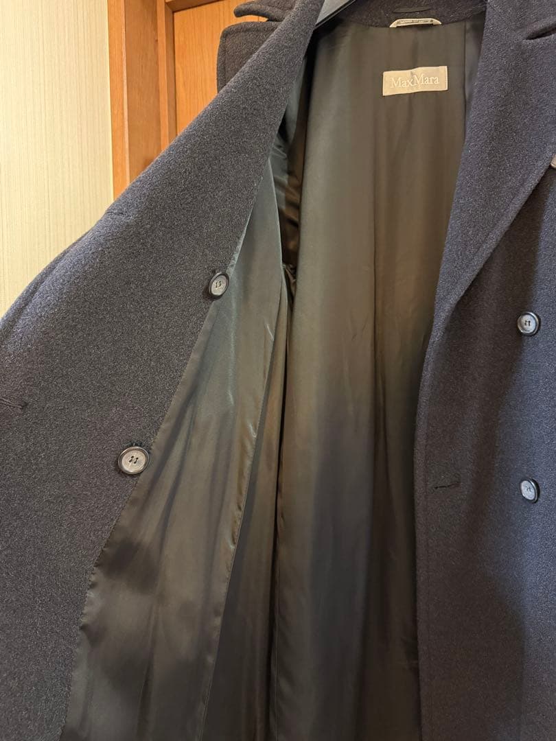 MaxMara ダークグレー コート サイズJI36