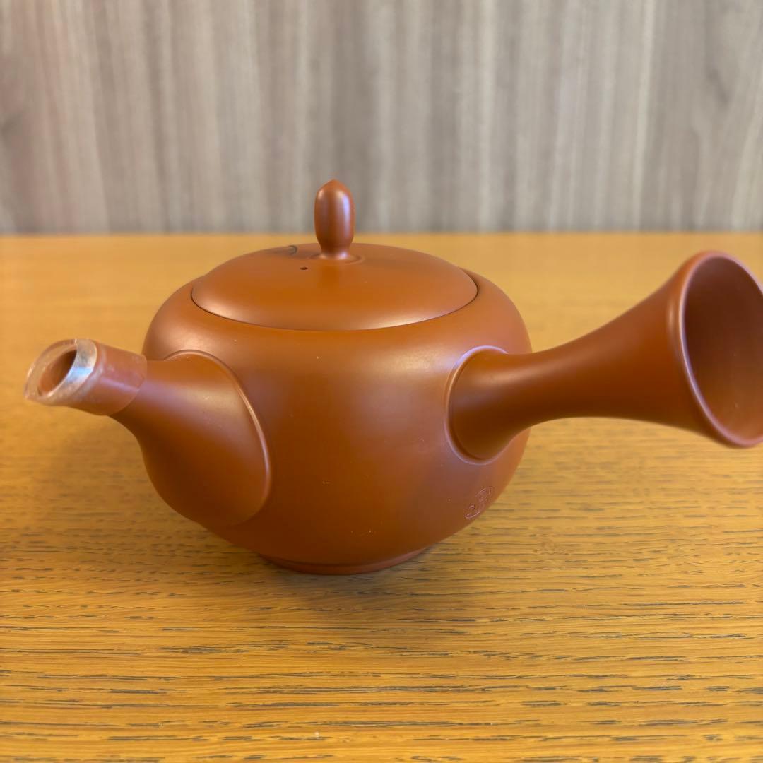 吉川雪堂造、常滑焼　朱泥　急須　茶道具　茶器