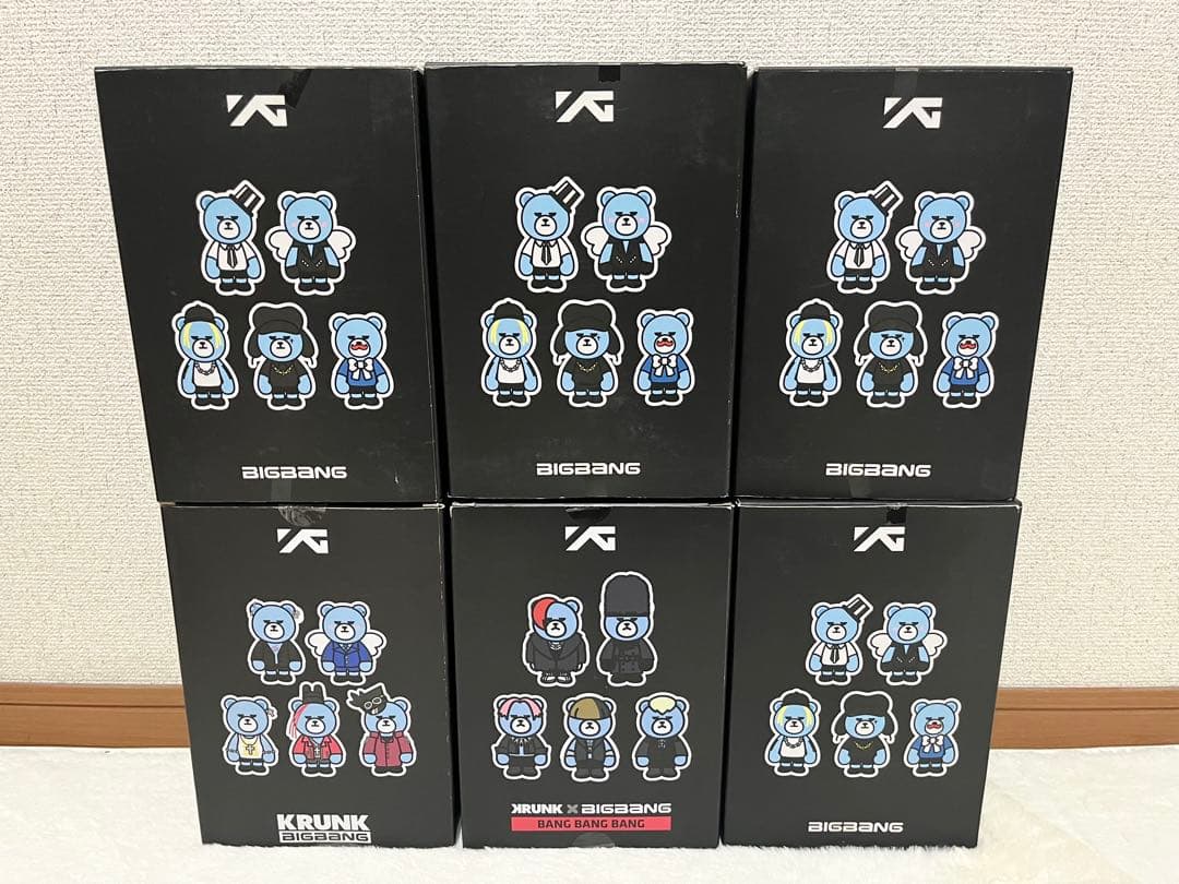 【希少】BIGBANG KRUNK ぬいぐるみ　6体セット