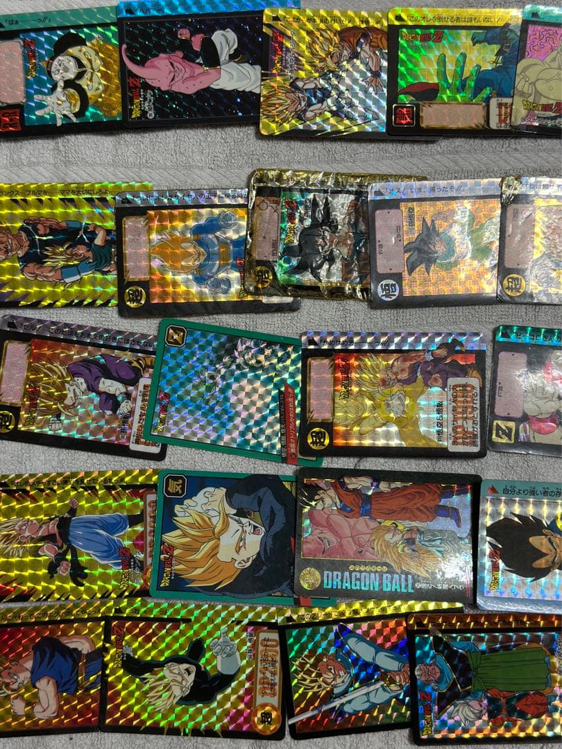 ドラゴンボールカードダス　キラ125枚　ノーマル60枚　ファイル付き