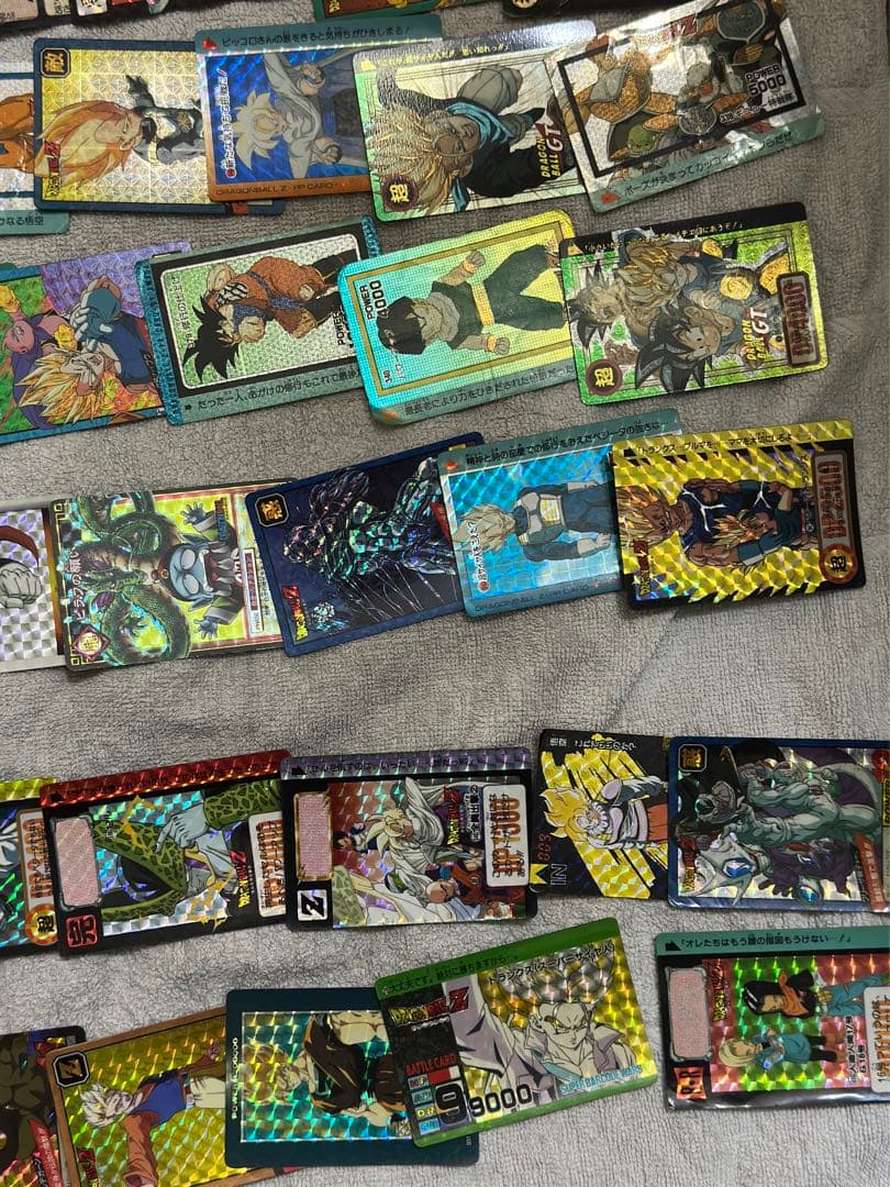 ドラゴンボールカードダス　キラ125枚　ノーマル60枚　ファイル付き