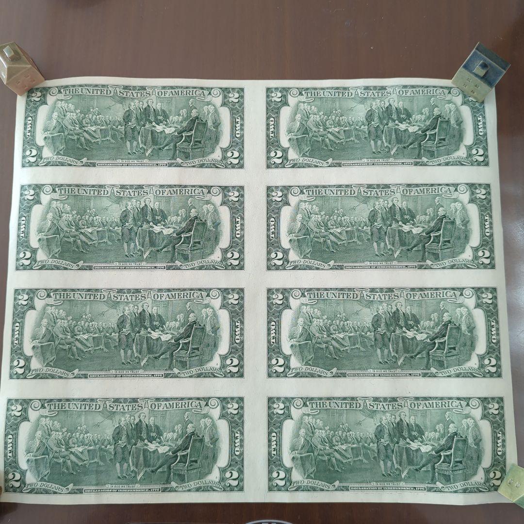 アメリカ 未裁断デザインシート 記念コレクション