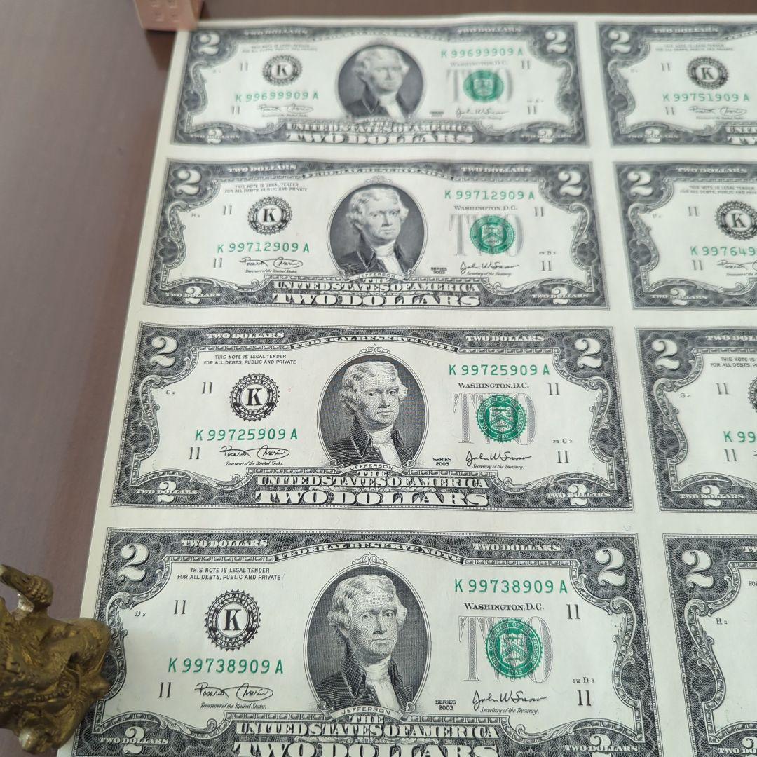 アメリカ 未裁断デザインシート 記念コレクション