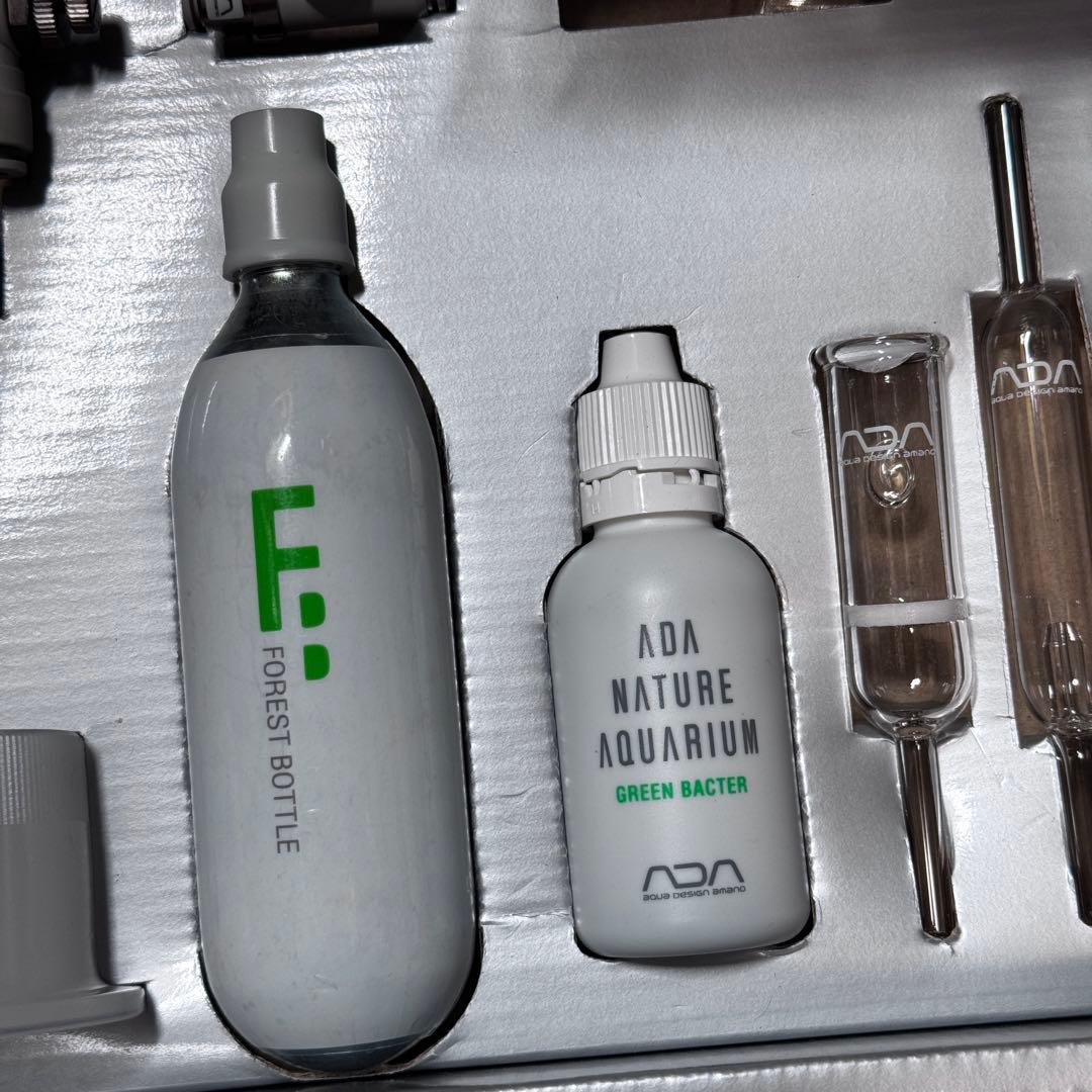 ADA CO2レギュレーター ボールバルブ グラスカウンター パレングラス