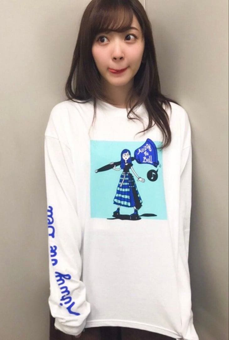 鈴木愛理 ビッグシルエットロンT L