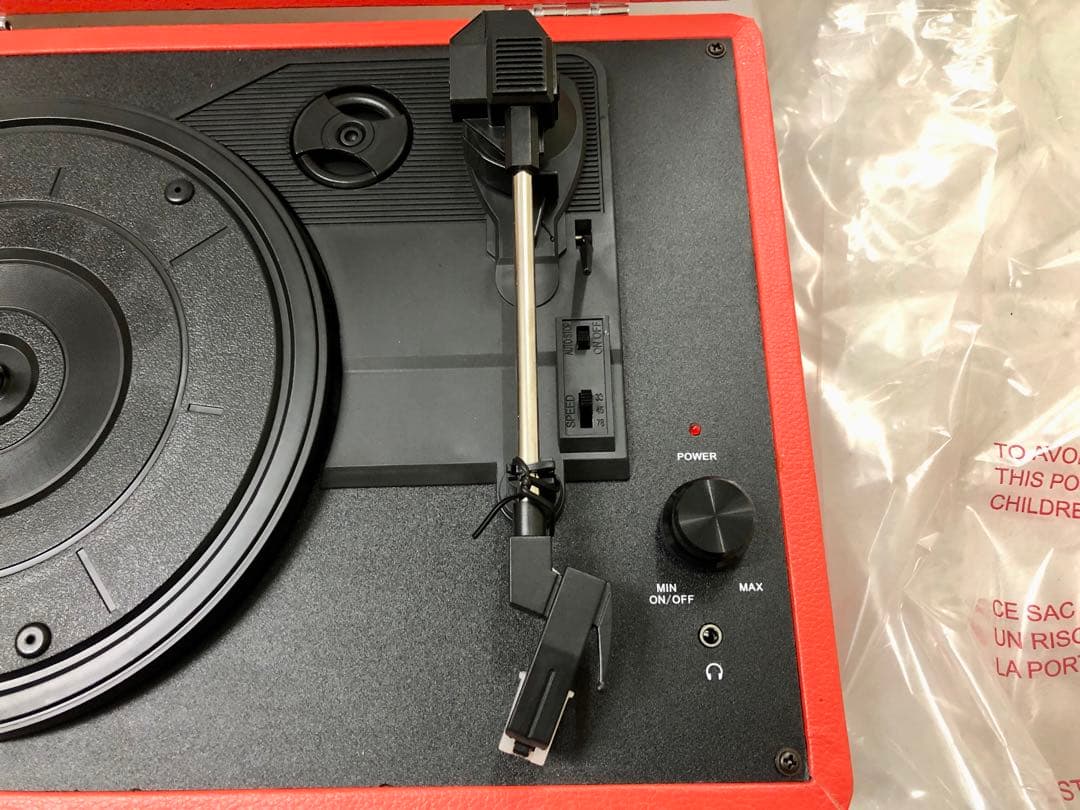 未使用Crosley CRUISERポータブルレコードプレイヤー ターンテーブル