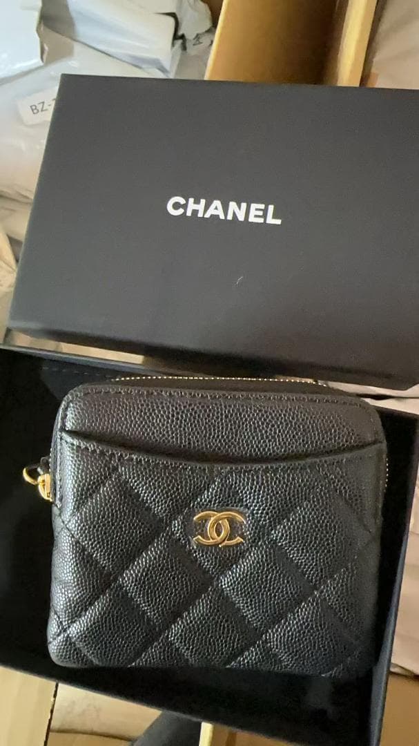 CHANEL シャネル マトラッセ クラシック カードケース キャビアスキン