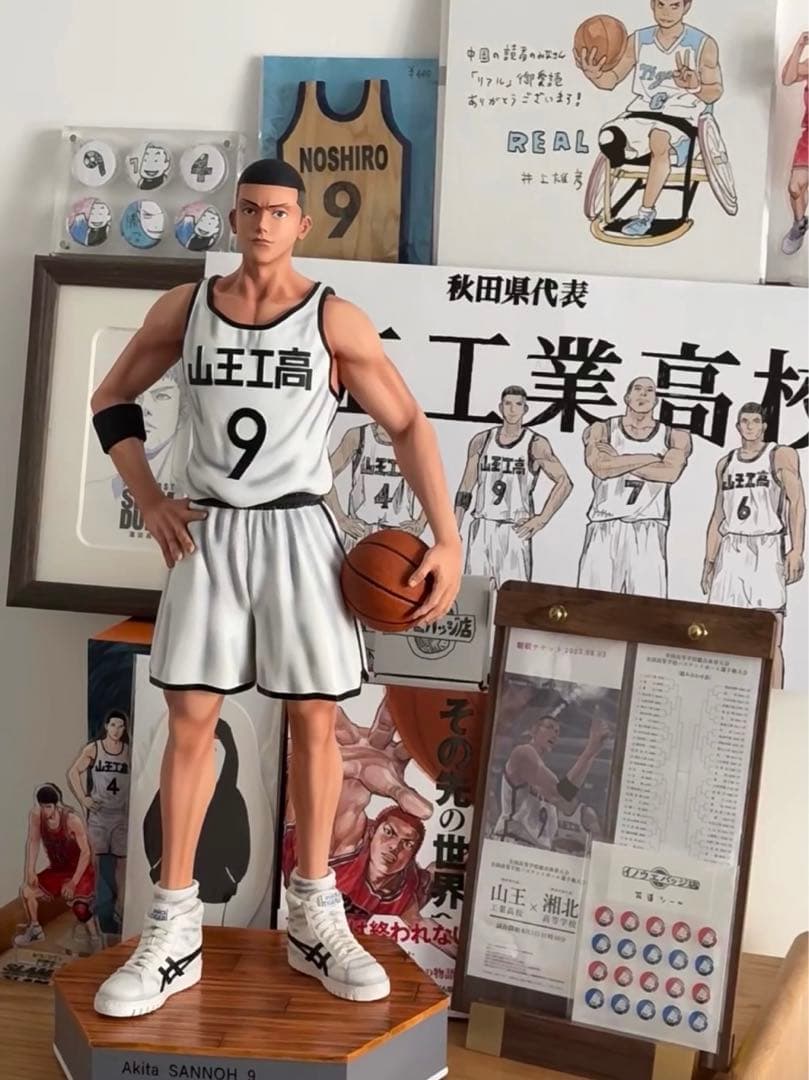 スラムダンク slam dunk 沢北 荣治 1／4スケール 樹脂フィギュア