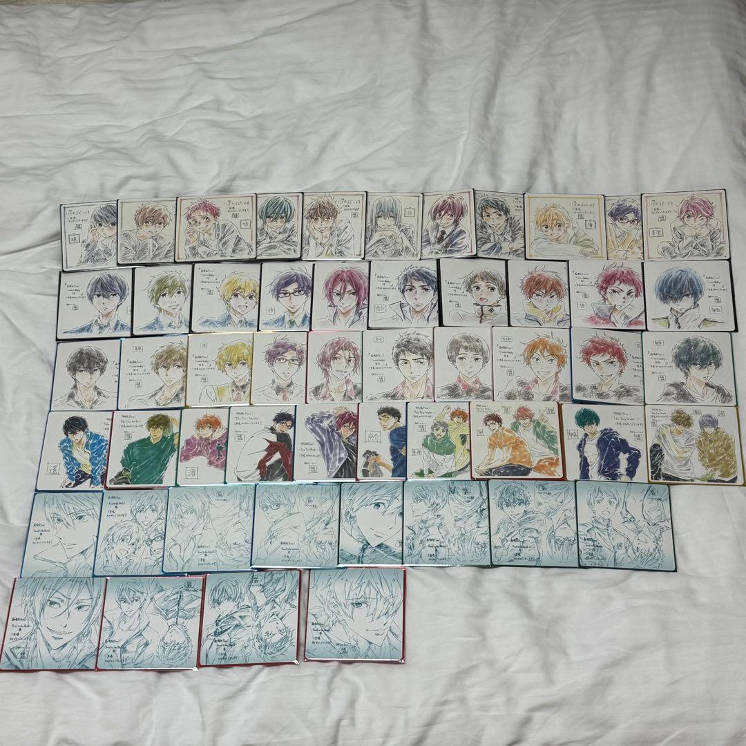 劇場版 Free!シリーズ 入場者特典 イラストデザインコースター 全種