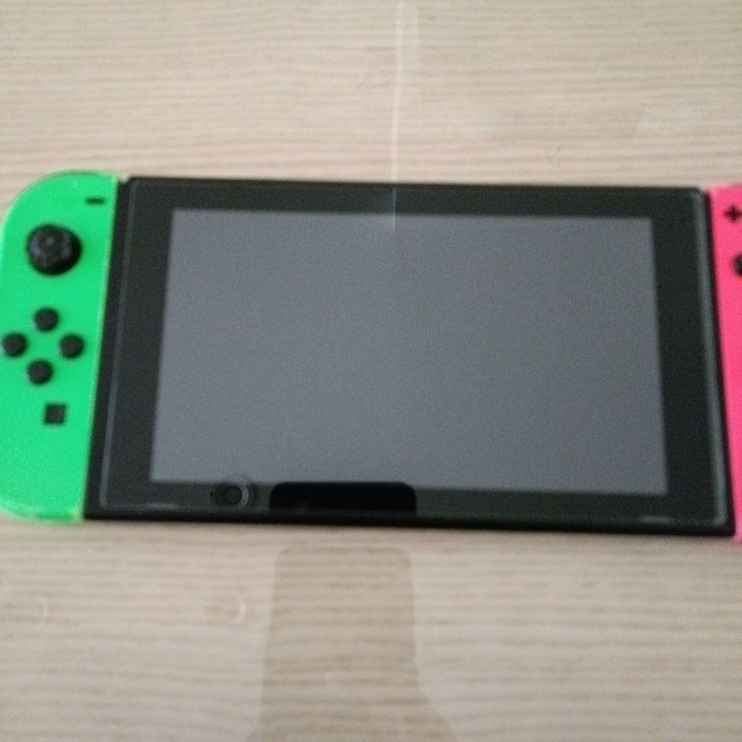 Nintendo Switch ニンテンドースイッチ本体　GRN/PNK箱無し