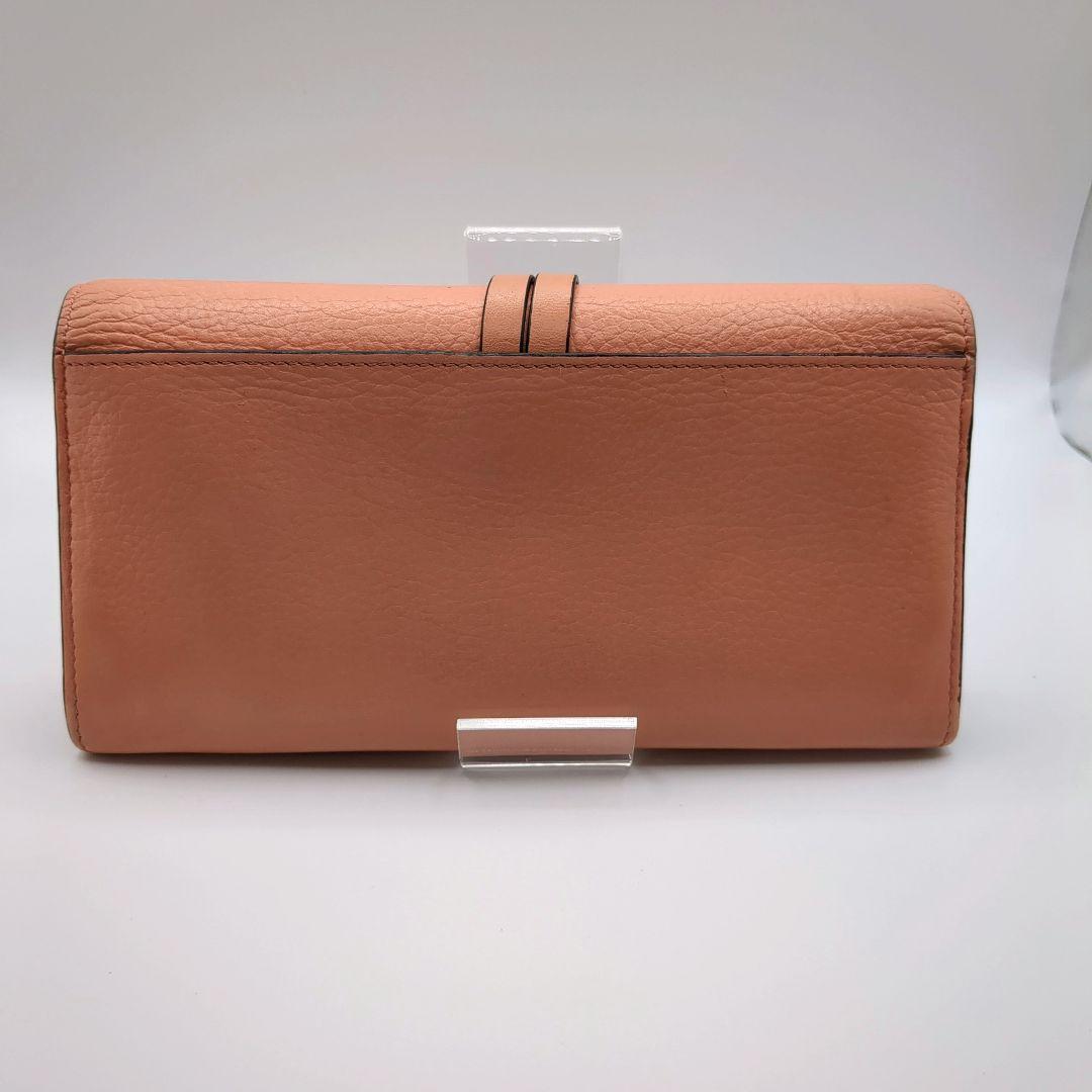 専用美品✨クロエ Chloe 長財布 レザー ピンク ゴールド金具