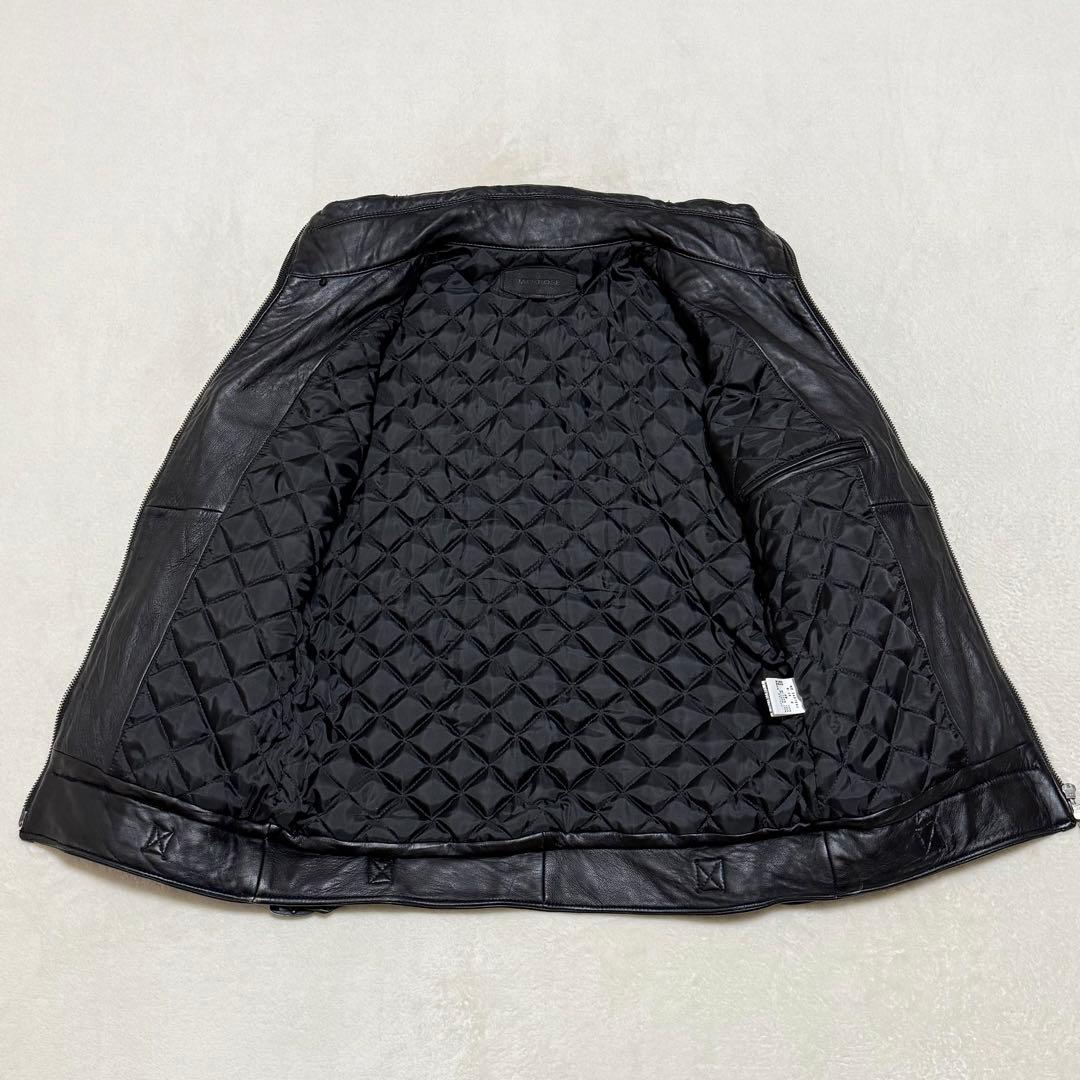 ジャックローズ シングルライダース レザージャケット 本革 y2k 00s