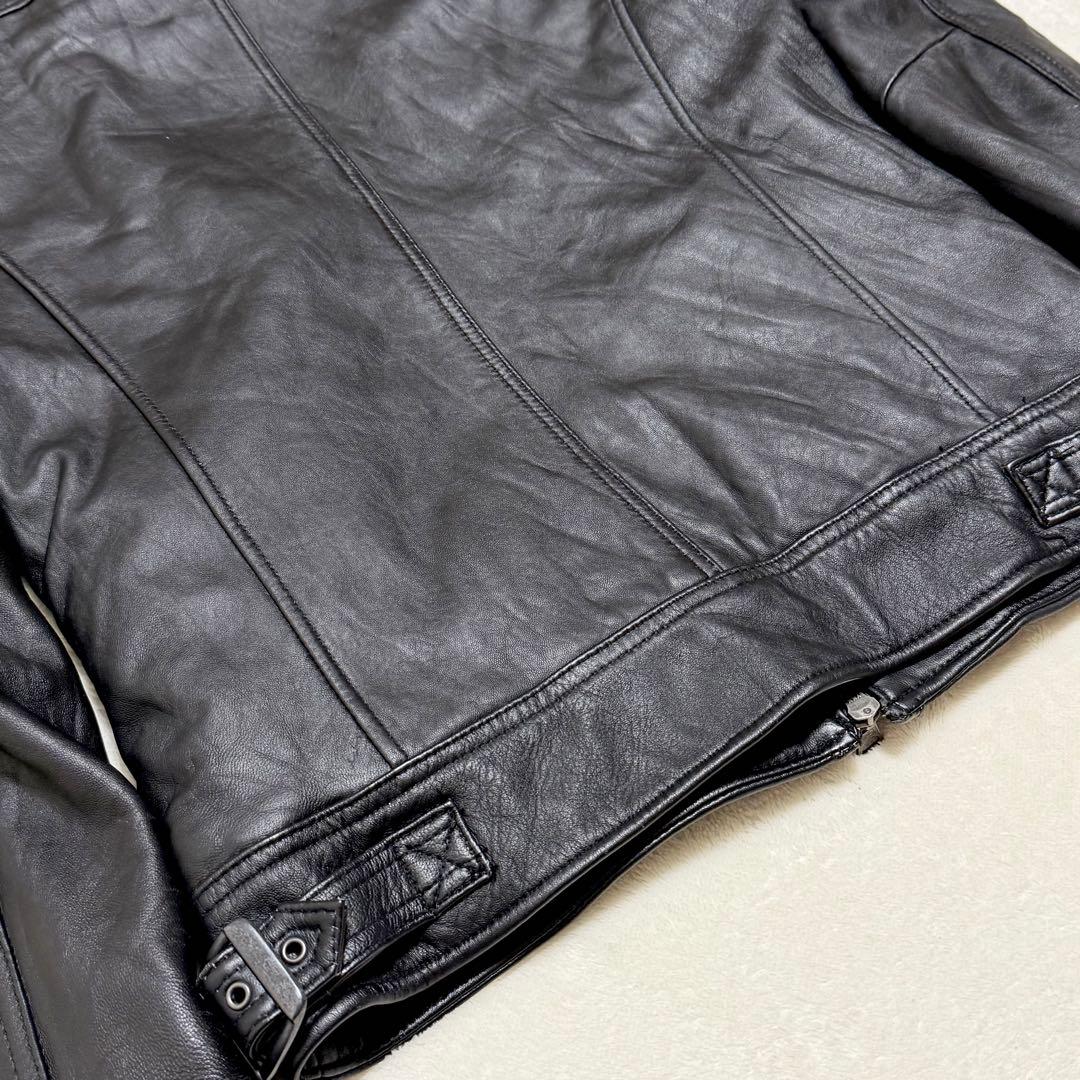 ジャックローズ シングルライダース レザージャケット 本革 y2k 00s