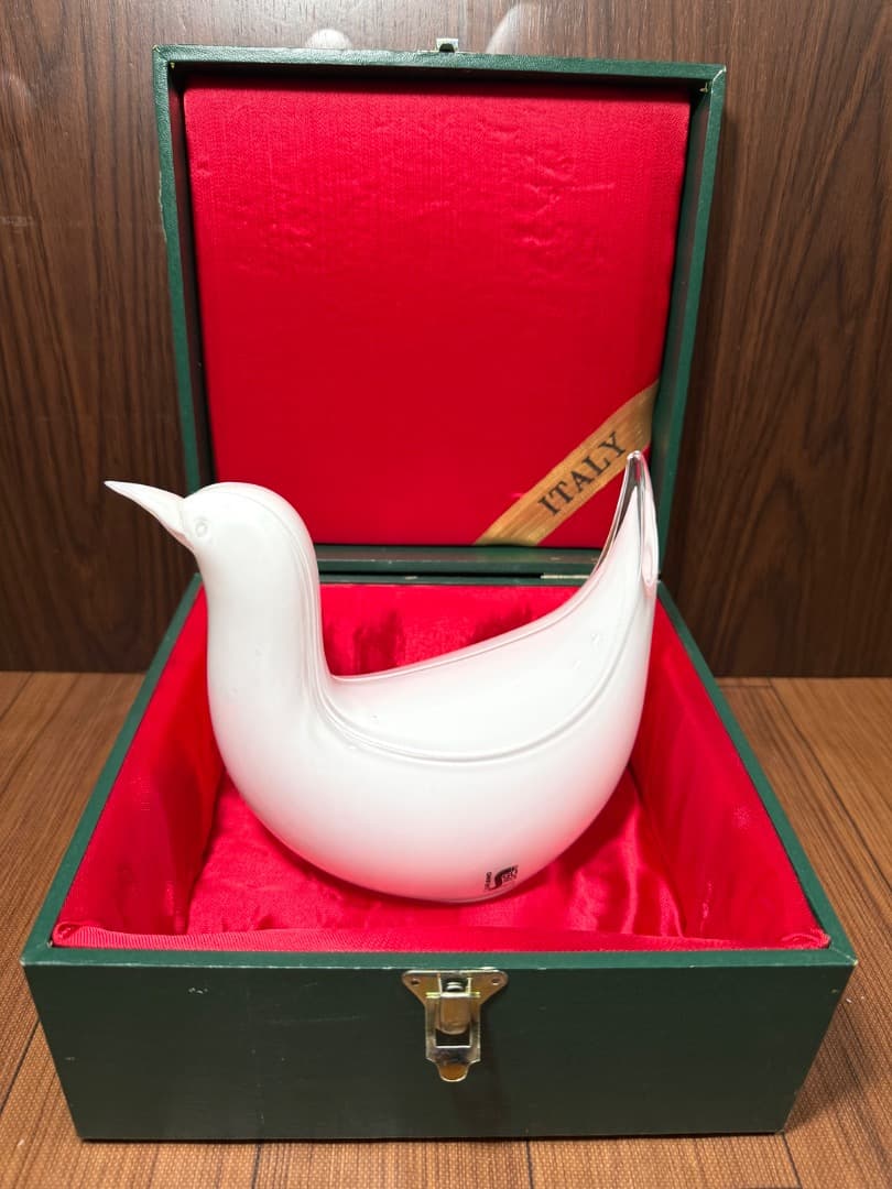 イタリア seguso セグソ ムラーノガラス ヴェネチアングラス 鳥