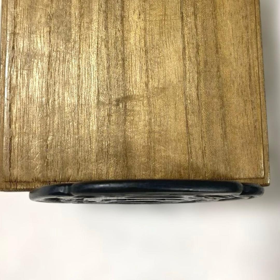 B-45 鍔　『白兎波渡透彫』　武具　刀装具　銅製　時代物　美術品　工芸品