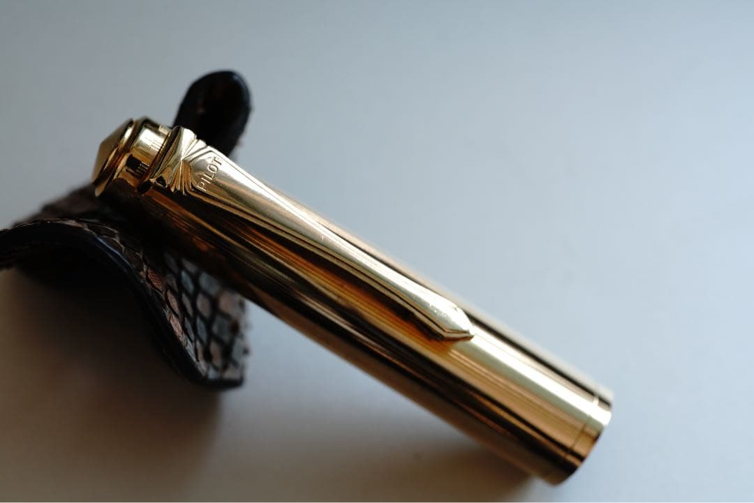 pilot 53RT 3号　金張キャップ　万年筆