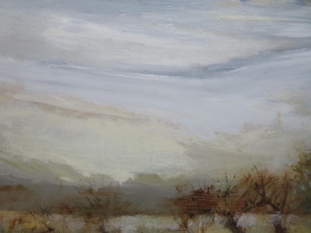 ◆   西井義晃　「北イタリア風景」　油彩P10号　自由美術協会　◆