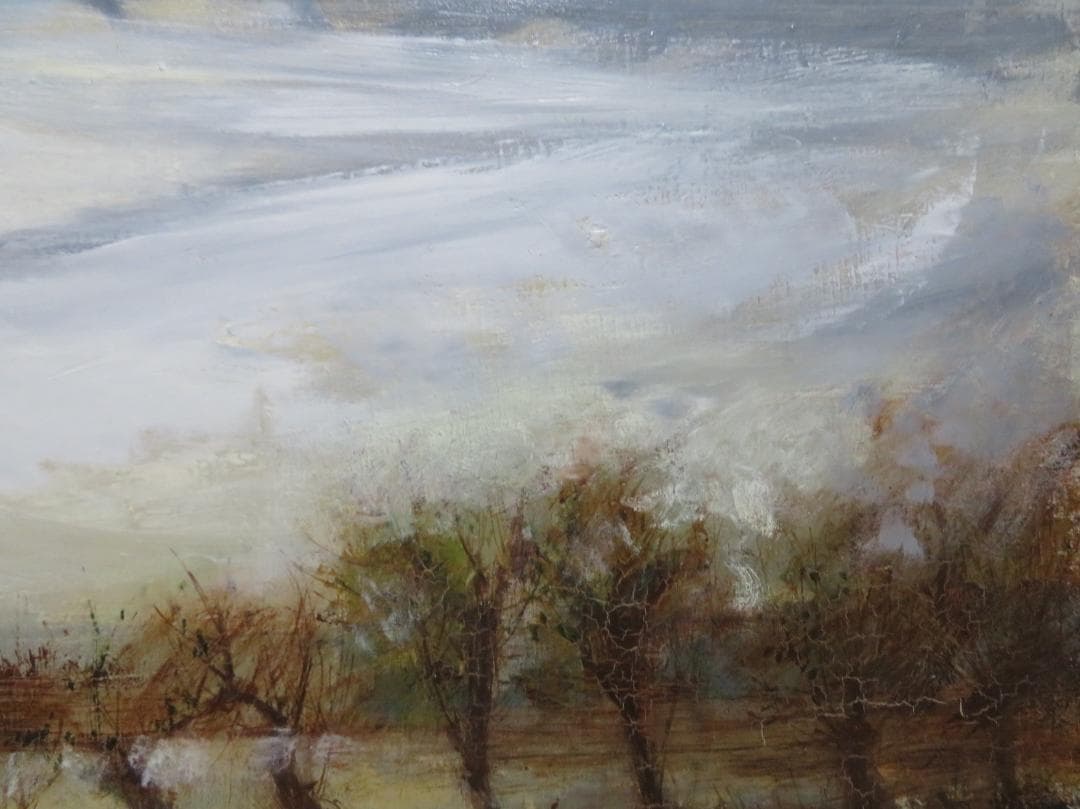 ◆   西井義晃　「北イタリア風景」　油彩P10号　自由美術協会　◆