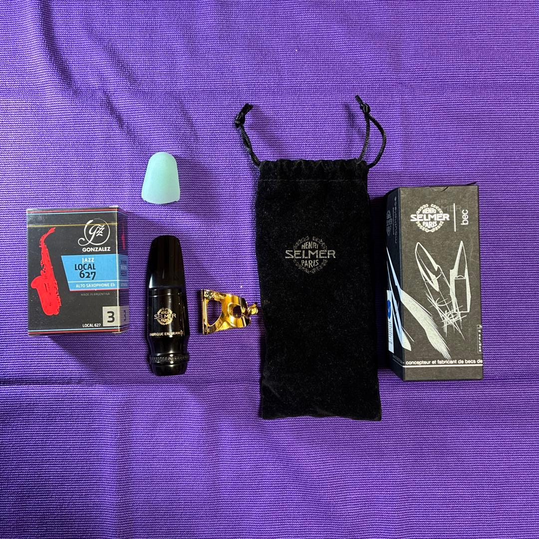 セルマーSoloist E アルトサックス用マウスピース BGリガチャー中古美品