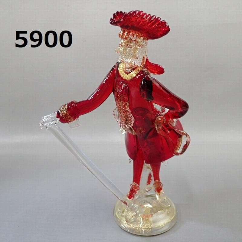 RU-5900　ベネチアンガラス　フィギュリン　ムラノ　20250305