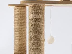 アウトレット1 キャットタワー 木製 宇宙船　展望台　多頭飼い 大型 178cm