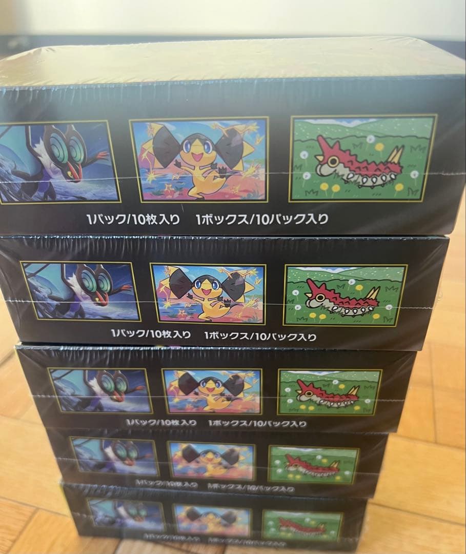 シュリンク付きポケモンカードMEGA ハイクラスパック　ドリーム ex　5Box