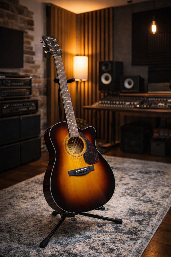 YAMAHA FSX315C エレアコ ギター サンバースト　チューナー搭載