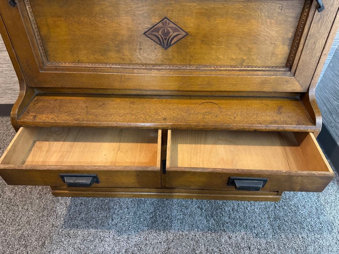 ライティングビューロー ライティングデスク　古家具　昭和レトロ